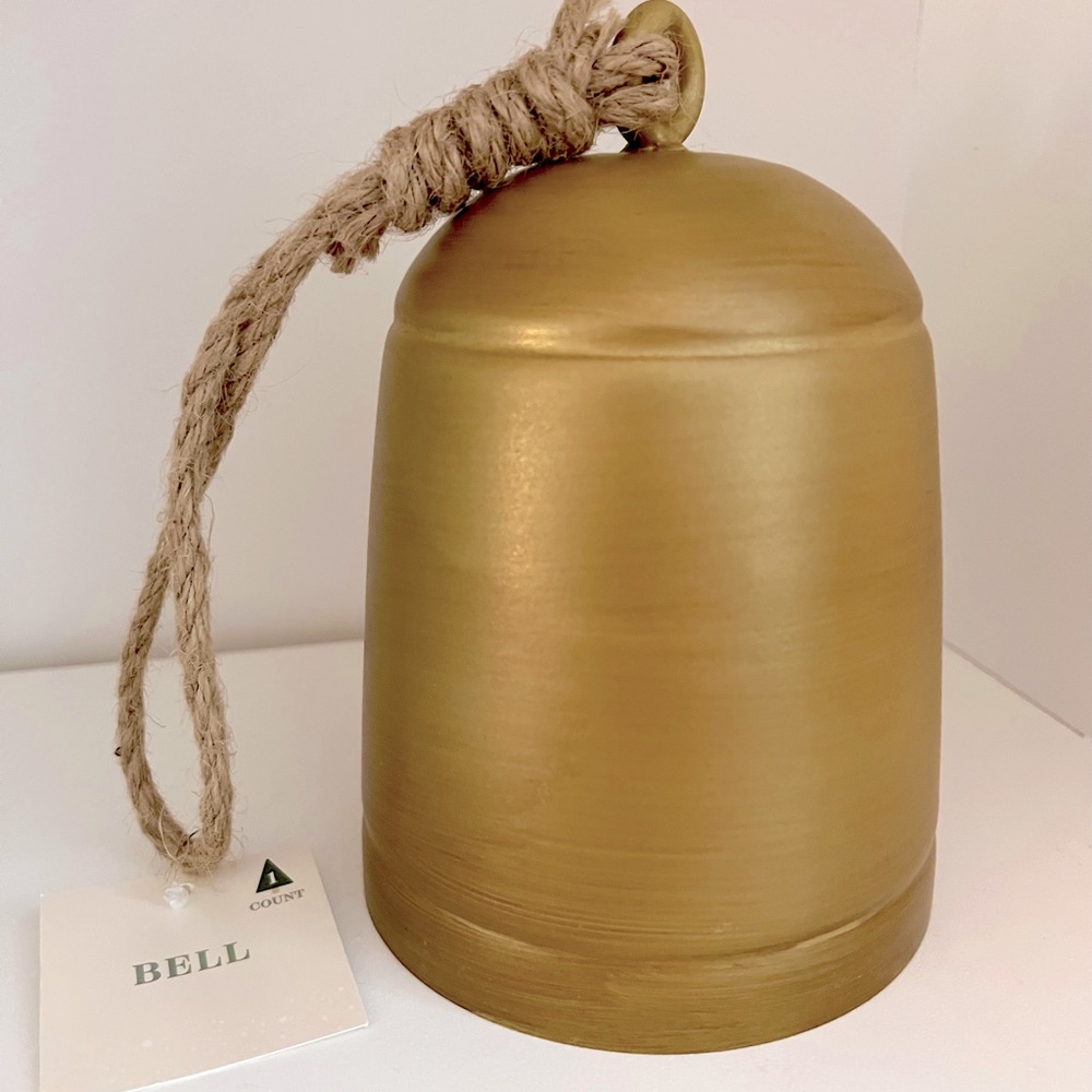 Target 🎯 Christmas Gold Hanging Bell Decor